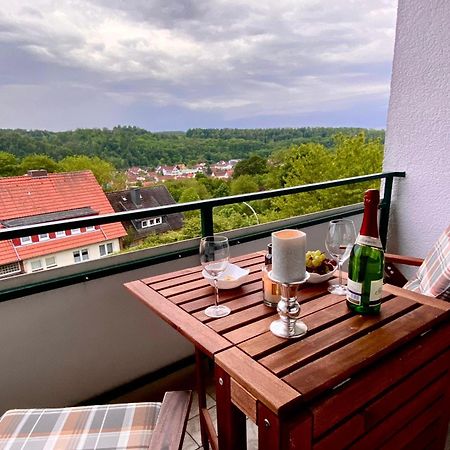 Ferienwohnung "Hagebutze" Mit Sauna Und Schwimmbad バート・ラウターベルク エクステリア 写真