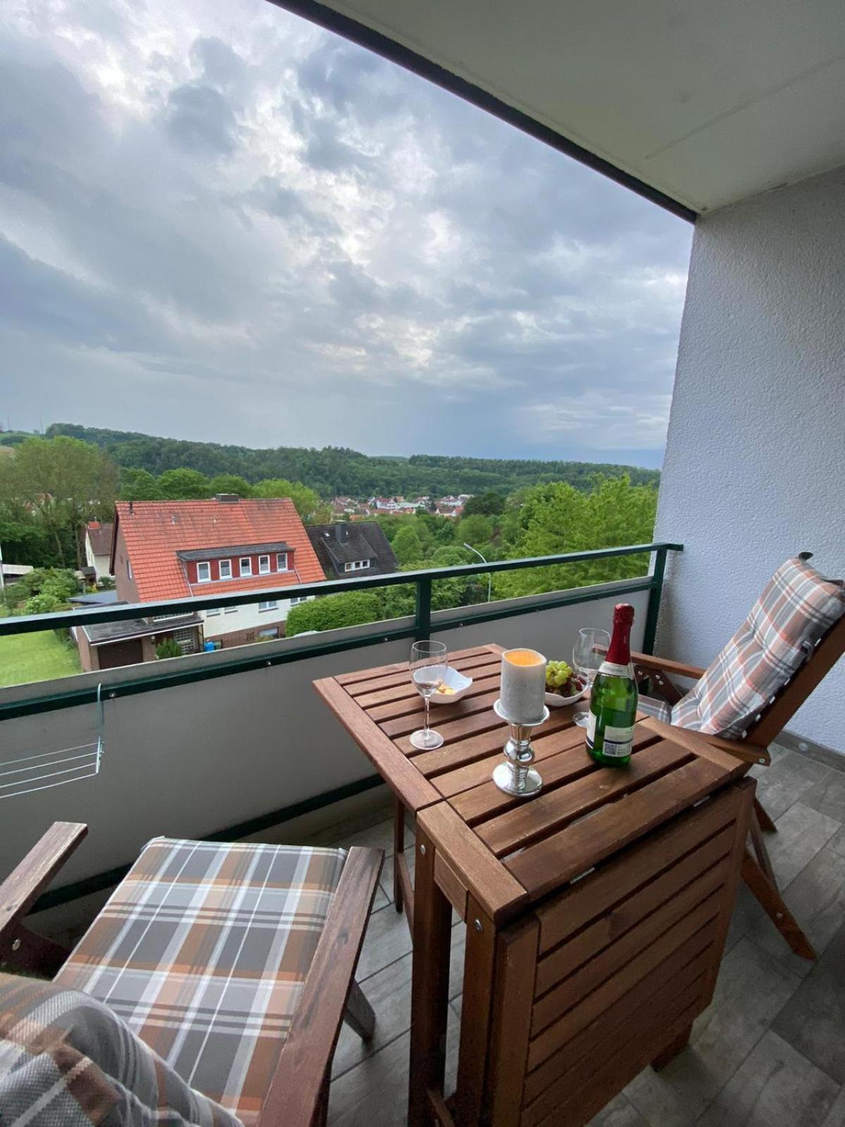 Ferienwohnung "Hagebutze" Mit Sauna Und Schwimmbad バート・ラウターベルク エクステリア 写真