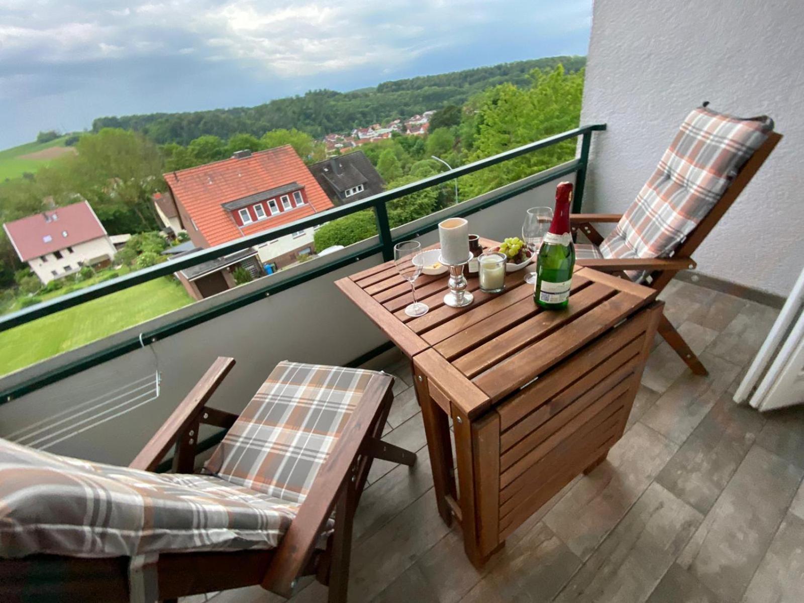Ferienwohnung "Hagebutze" Mit Sauna Und Schwimmbad バート・ラウターベルク エクステリア 写真