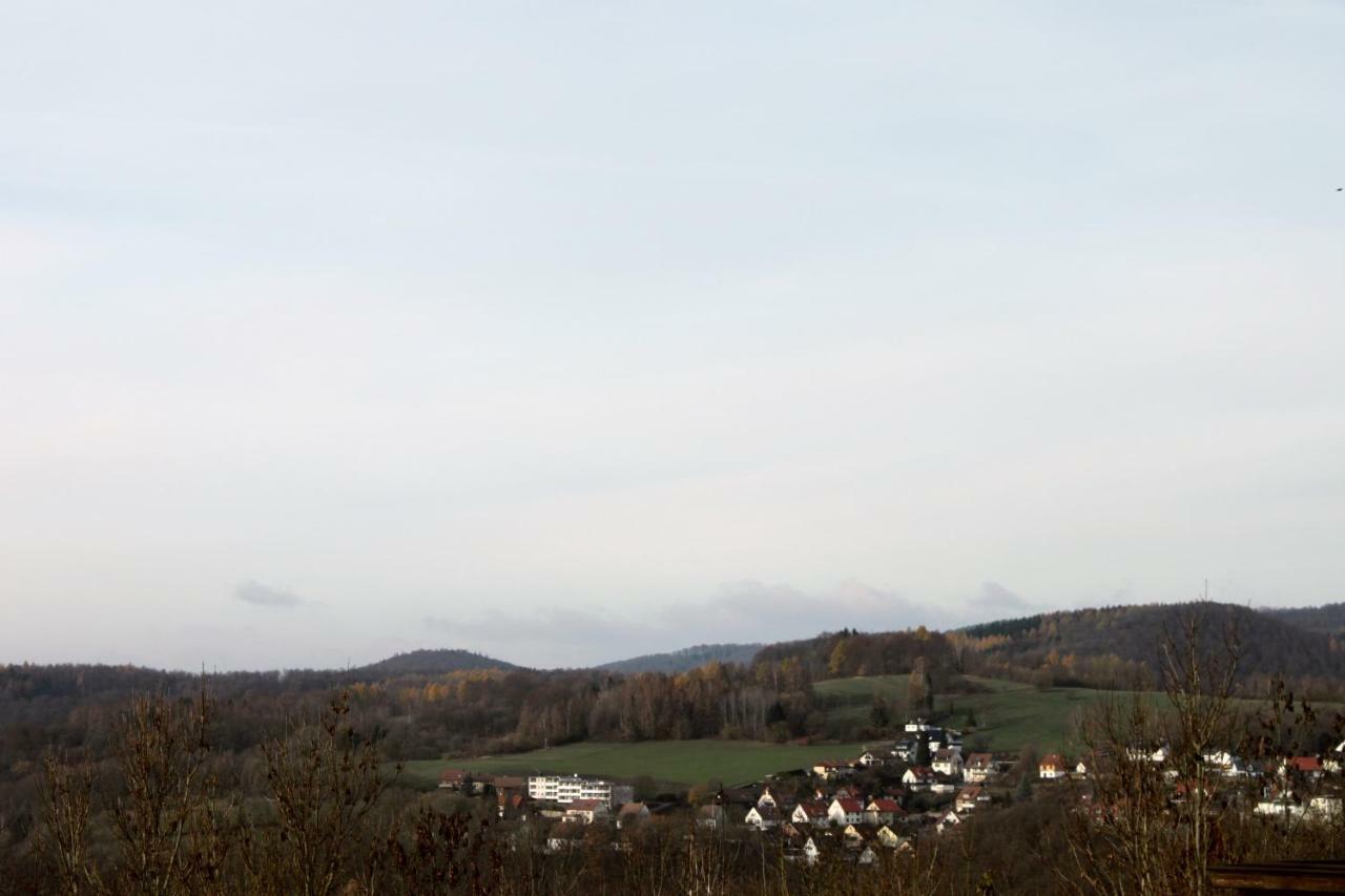 Ferienwohnung "Hagebutze" Mit Sauna Und Schwimmbad バート・ラウターベルク エクステリア 写真